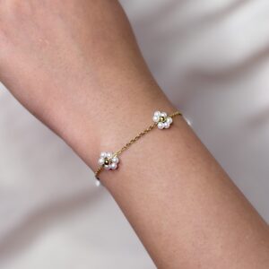 stone clover bracelet (copy)