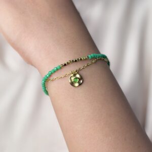 stone clover bracelet (copy)