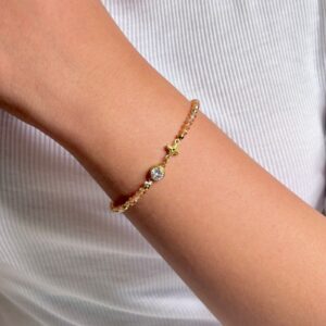 enhanched trinkets bracelet (pink)