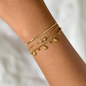golden beaded bracelet (copy)