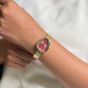 saint claire watch (maroon)