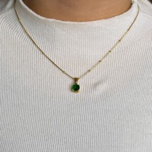 jade drop necklace