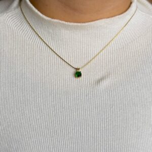 jade drop necklace